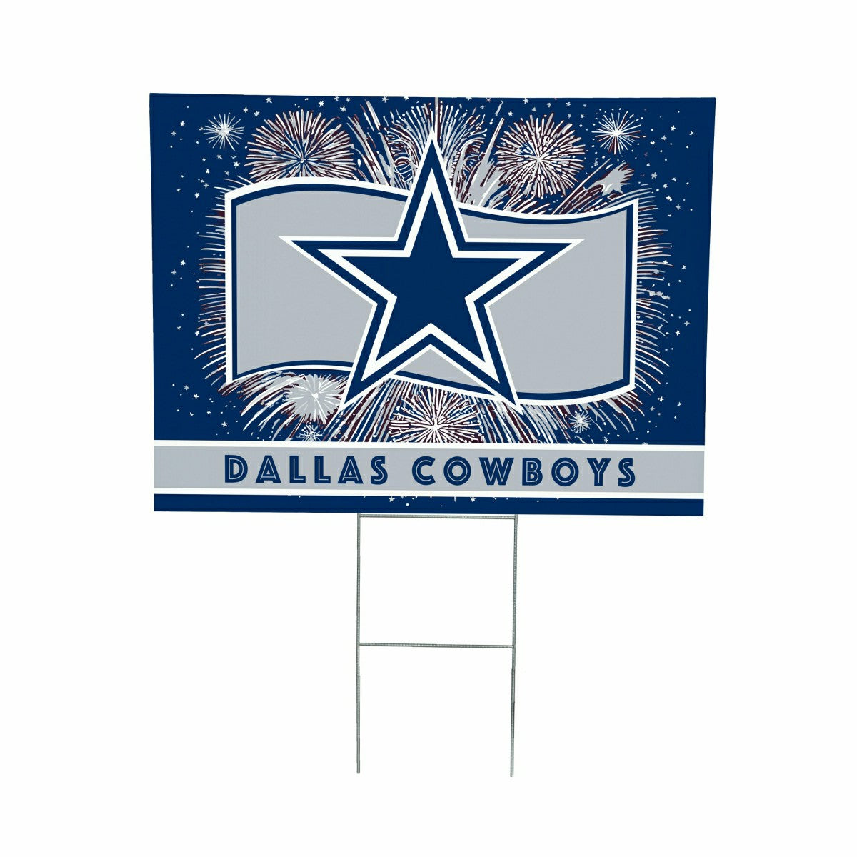 Team Sports America Best Seller - Dallas Cowboys Yard Sign, Patriotic