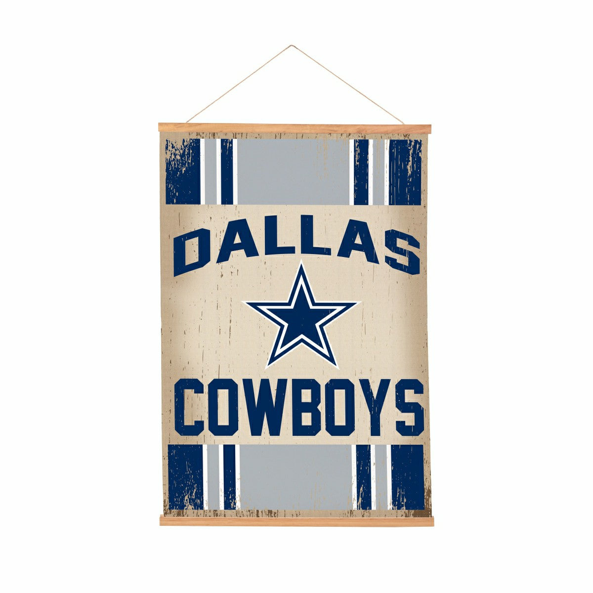 Team Sports America Recommended - Dallas Cowboys, Canvas Wall Tapestry, Medium, 36x24