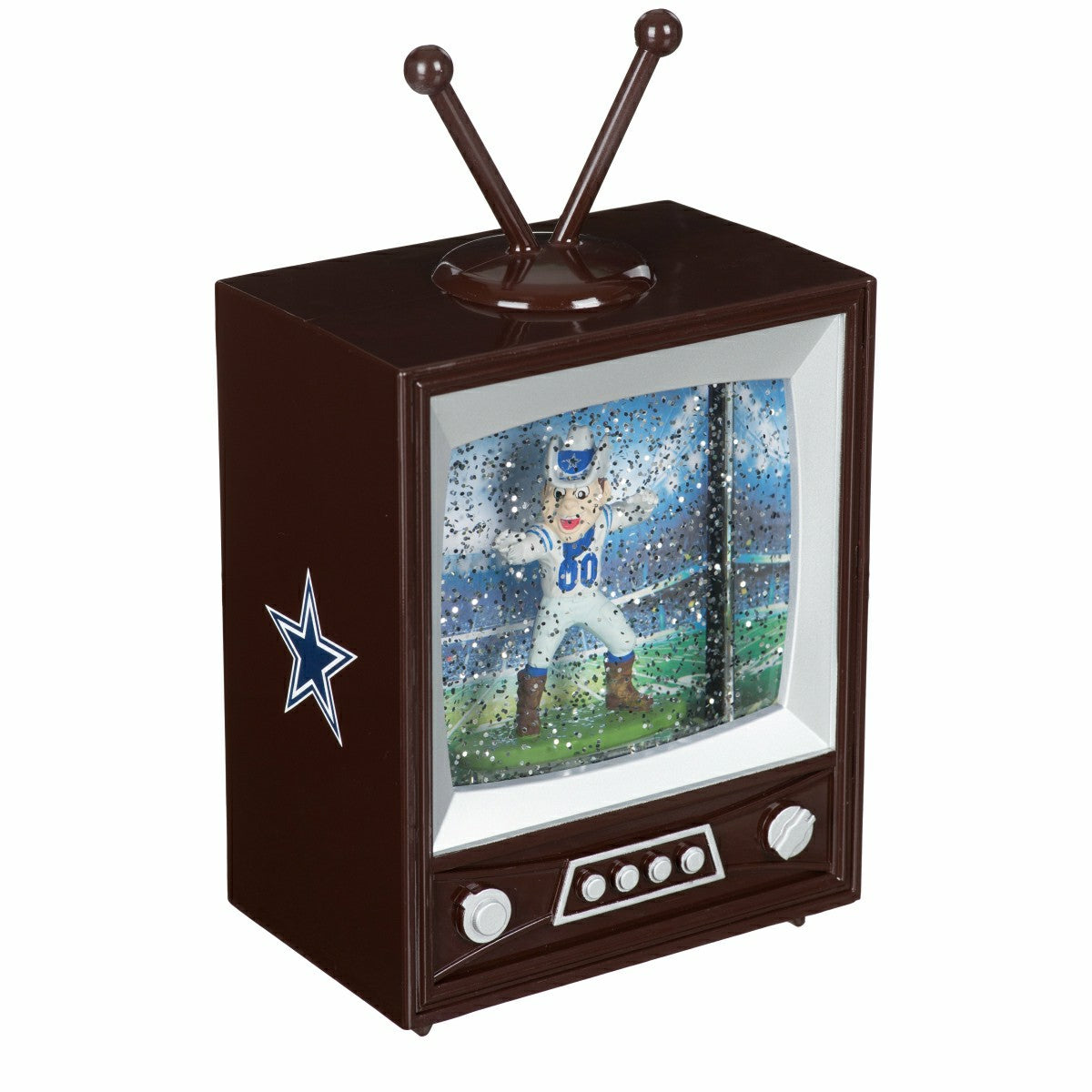 Team Sports America Best Seller - Dallas Cowboys Vintage TV Water Lantern