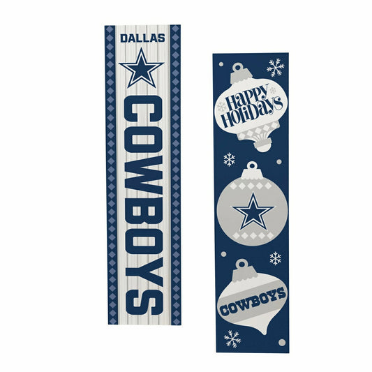 Team Sports America Best Seller - Dallas Cowboys 47" Double Sided Leaner, Christmas