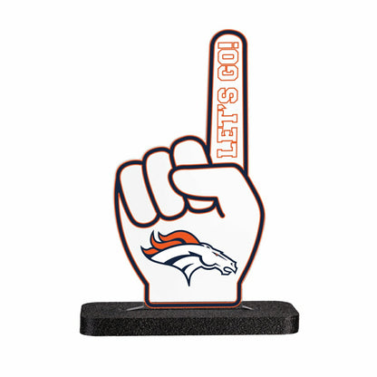 Team Sports America Trending - Denver Broncos NFL Football Foam Finger Desklite LED Decor
