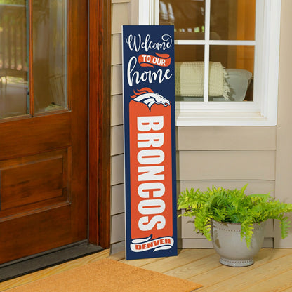 Team Sports America Best Seller - Denver Broncos 47" Double Sided Leaner, Halloween