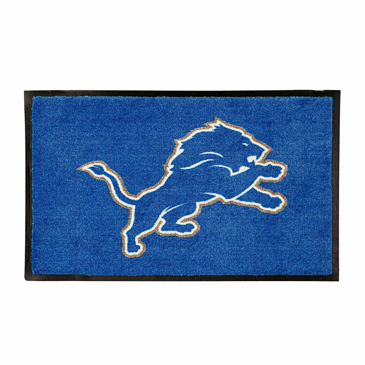 Team Sports America Everyday - 3'x5' Large USA Indoor Outdoor Entryway Mat, Detroit Lions
