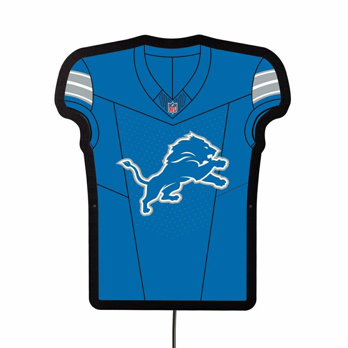 Team Sports America Recommended - Detroit Lions NFL Football Jersey Edgelite LED Decor