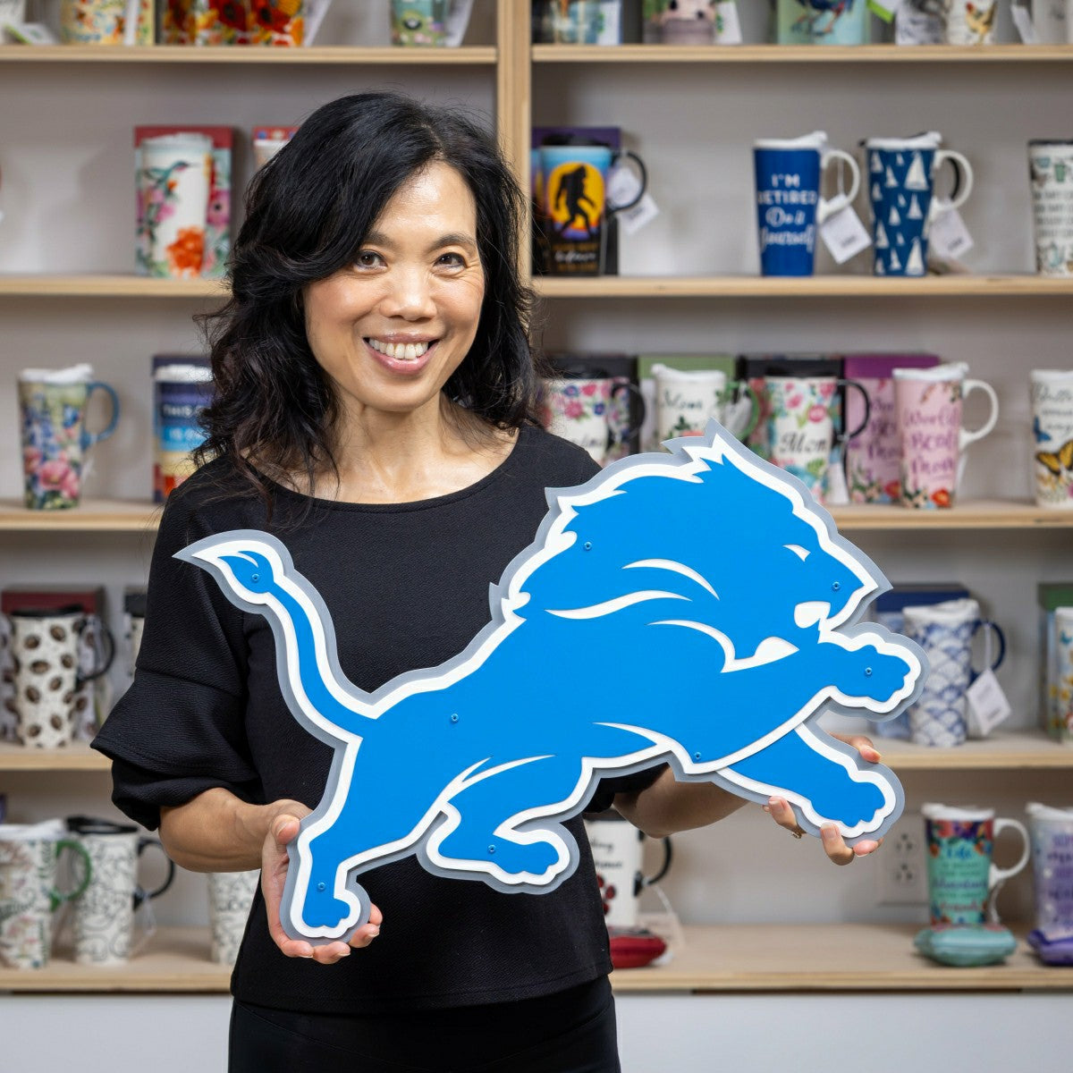 Team Sports America Signature - Detroit Lions Premier Metal Wall Art