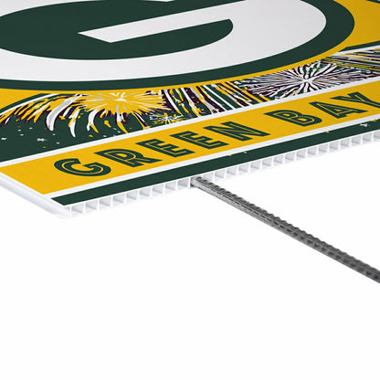 Team Sports America Essential - Green Bay Packers Yard Sign, Patriotic