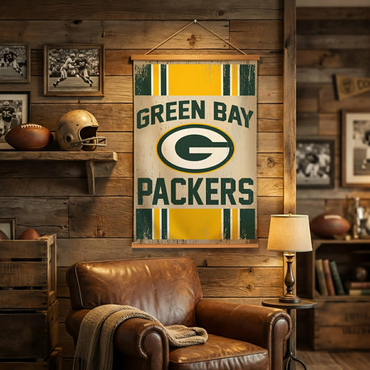 Team Sports America Everyday - Green Bay Packers, Canvas Wall Tapestry, Medium, 36x24