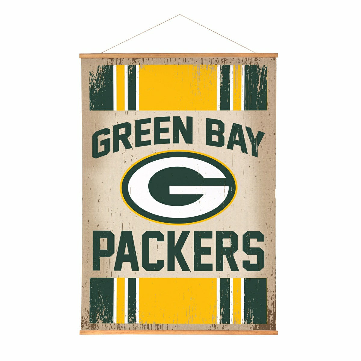Team Sports America Value - Green Bay Packers, Canvas Wall Tapestry, Large, 54x36