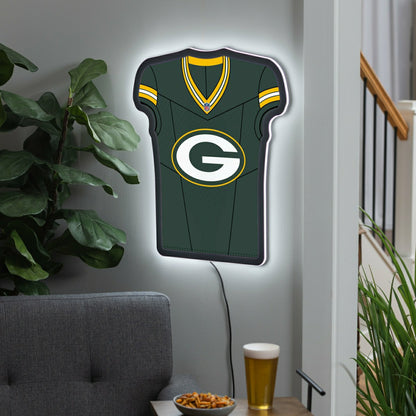 Team Sports America Trending - Green Bay Packers NFL Football Jersey Edgelite LED Decor