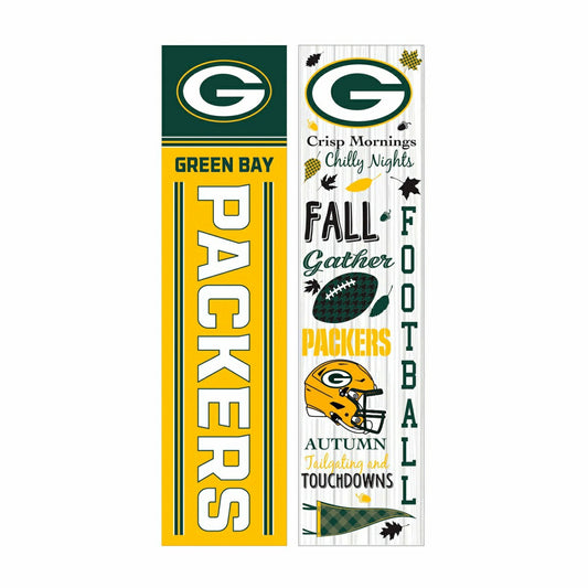 Team Sports America Exclusive - Green Bay Packers 46" Double Sided Leaner, Fall Seasonal