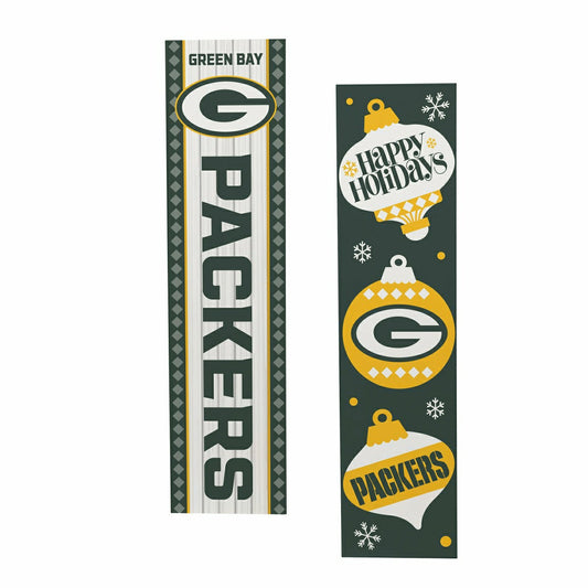 Team Sports America Signature - Green Bay Packers 47" Double Sided Leaner, Christmas