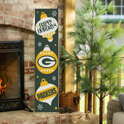 Team Sports America Signature - Green Bay Packers 47" Double Sided Leaner, Christmas