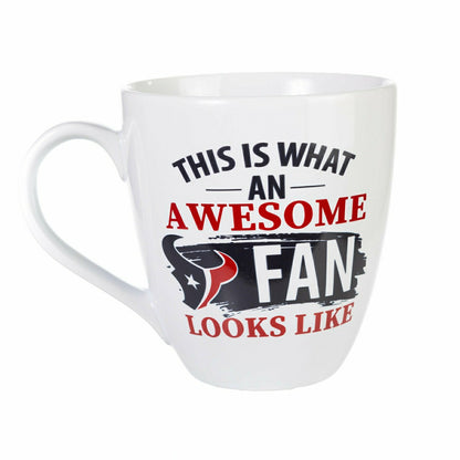 Team Sports America Signature - Houston Texans, Ceramic Cup O'Java 17oz Gift Set