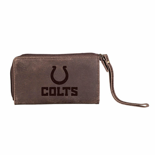 Team Sports America Value - Wristlet Wallet, Brown, Indianapolis Colts