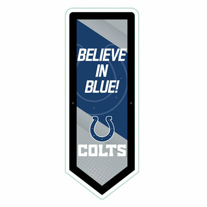 Team Sports America Best Seller - LED Wall Decor, Pennant, Indianapolis Colts