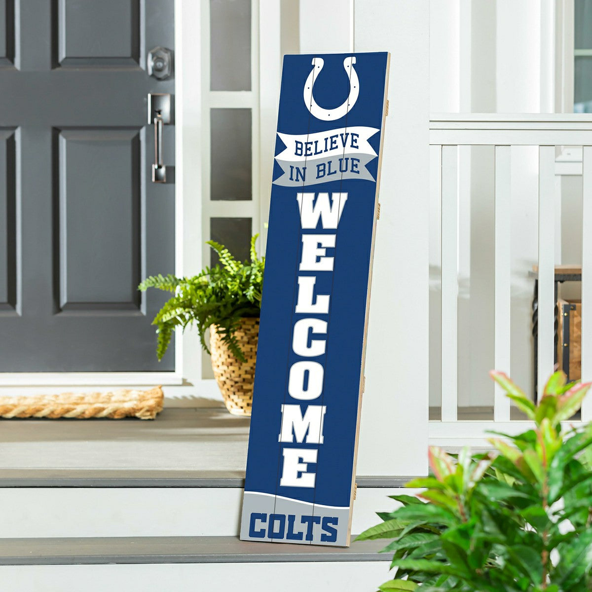 Team Sports America Signature - Indianapolis Colts Large Single Sided Leaner, 46"