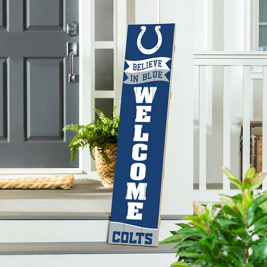 Team Sports America Signature - Indianapolis Colts Large Single Sided Leaner, 46"