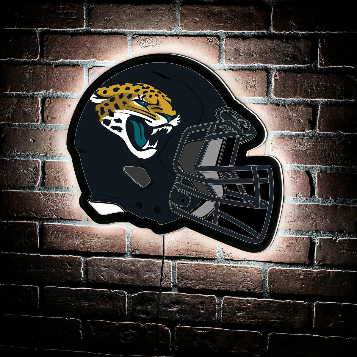 Team Sports America Everyday - LED Wall Decor, Helmet, Jacksonville Jaguars