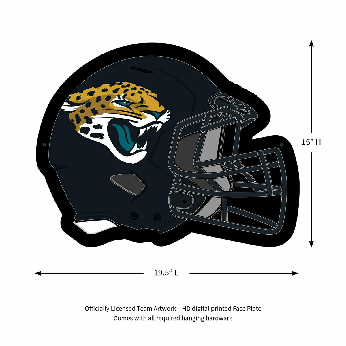 Team Sports America Everyday - LED Wall Decor, Helmet, Jacksonville Jaguars