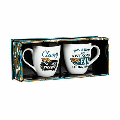 Team Sports America Best Seller - Jacksonville Jaguars, Ceramic Cup O'Java 17oz Gift Set