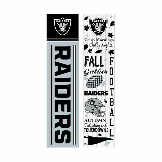 Team Sports America Everyday - 46" Double Sided Leaner, Las Vegas Raiders, Fall Seasonal