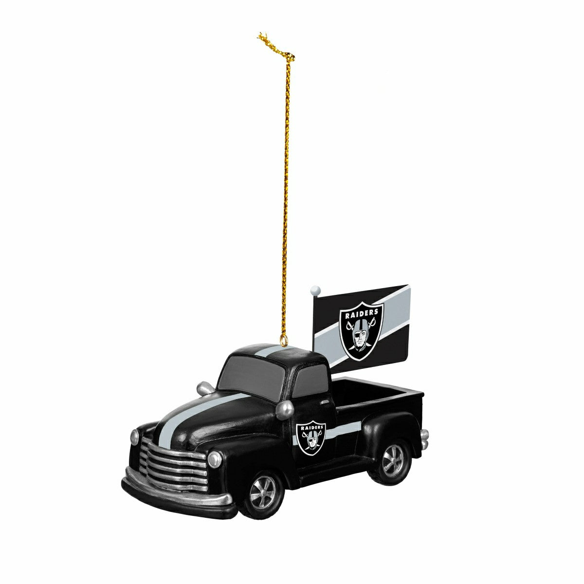 Team Sports America Best Seller - Las Vegas Raiders Mini Tabletop Rally Truck, Set of 2