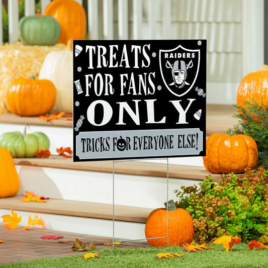 Team Sports America Trending - Las Vegas Raiders Yard Sign, Halloween Treats for Fans