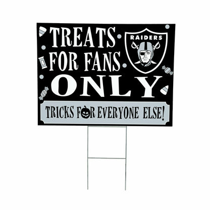 Team Sports America Trending - Las Vegas Raiders Yard Sign, Halloween Treats for Fans