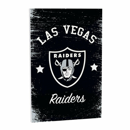 Team Sports America Recommended - Las Vegas Raiders Wood Wall Sign, 16x24