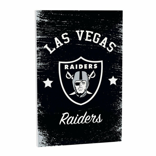 Team Sports America Recommended - Las Vegas Raiders Wood Wall Sign, 16x24