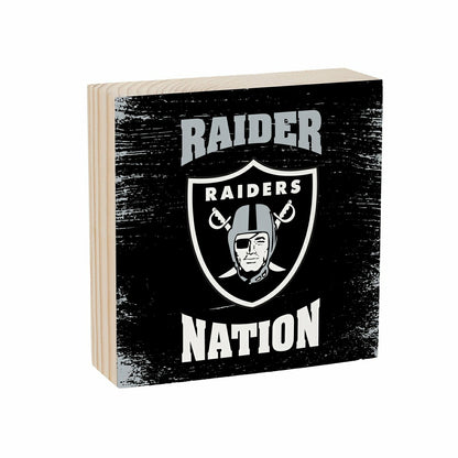 Team Sports America Essential - Las Vegas Raiders Plock, Down Home Fans, 6x6