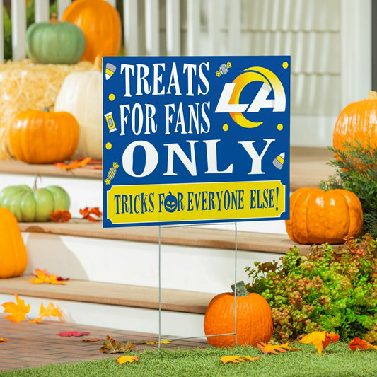Team Sports America Best Seller - Los Angeles Rams Yard Sign, Halloween Treats for Fans