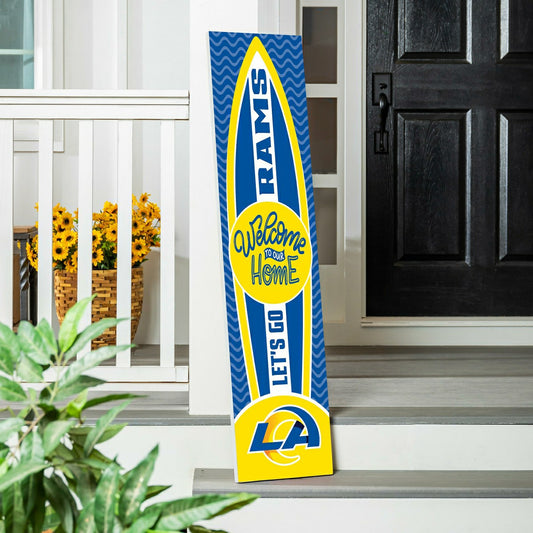 Team Sports America Recommended - Los Angeles Rams Summer Seasonal Surfboard ECM Exclusive 47" Single Si