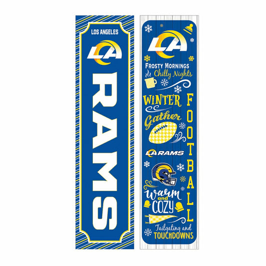 Team Sports America Signature - 46" Double Sided Leaner, Los Angeles Rams, Winter Seasonal
