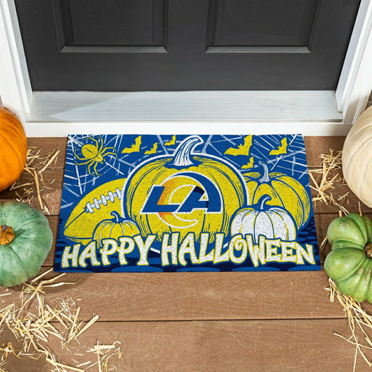 Team Sports America Essential - Los Angeles Rams Halloween PVC Mat, 28"x16"