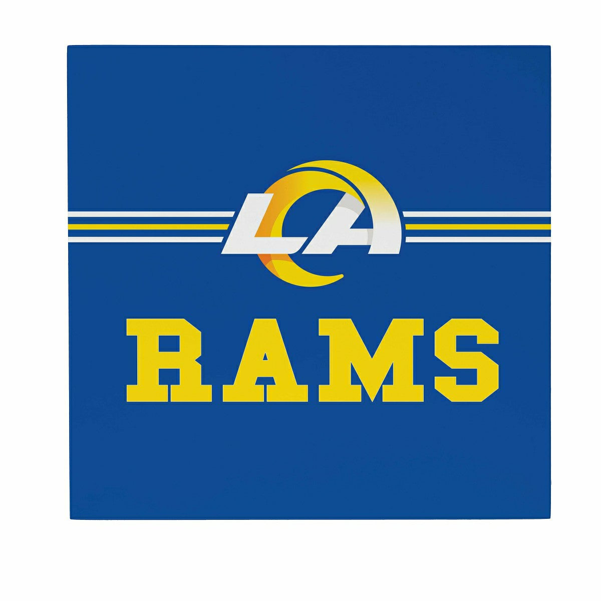 Team Sports America Best Seller - Los Angeles Rams Wood Wall Sign, 12x12