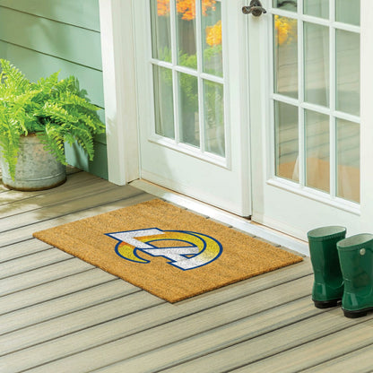 Team Sports America Essential - Los Angeles Rams Large Full Color Coir Mat, 36"x24"