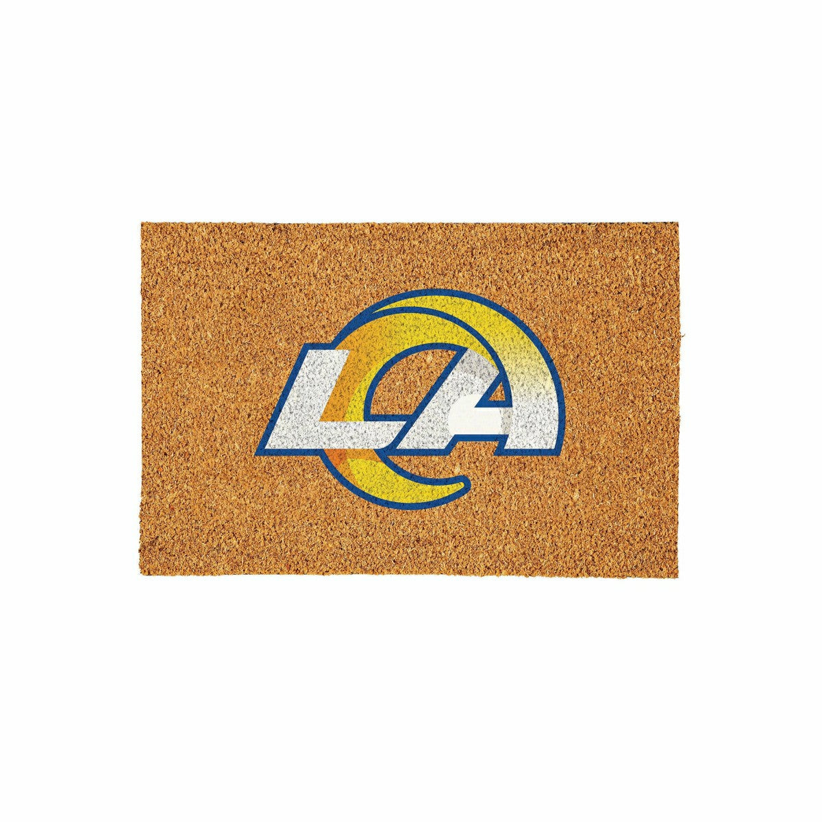 Team Sports America Essential - Los Angeles Rams Large Full Color Coir Mat, 36"x24"