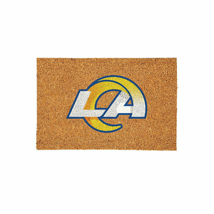 Team Sports America Essential - Los Angeles Rams Large Full Color Coir Mat, 36"x24"