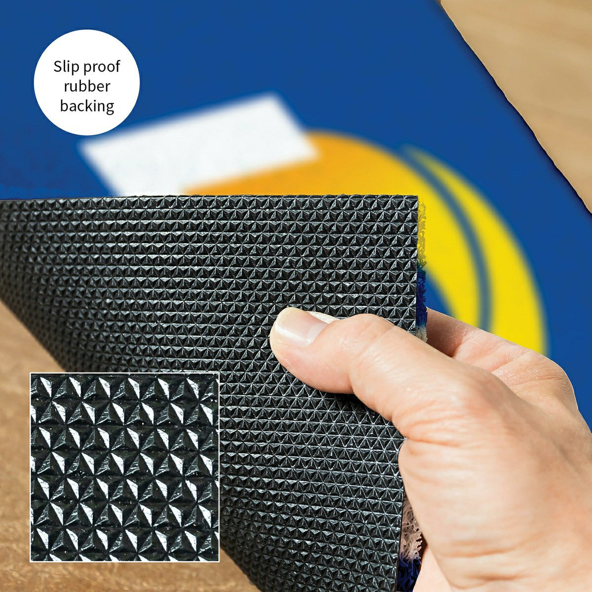 Team Sports America Essential - Full Color PVC Mat, 16" x 28", Los Angeles Rams