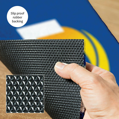 Team Sports America Essential - Full Color PVC Mat, 16" x 28", Los Angeles Rams