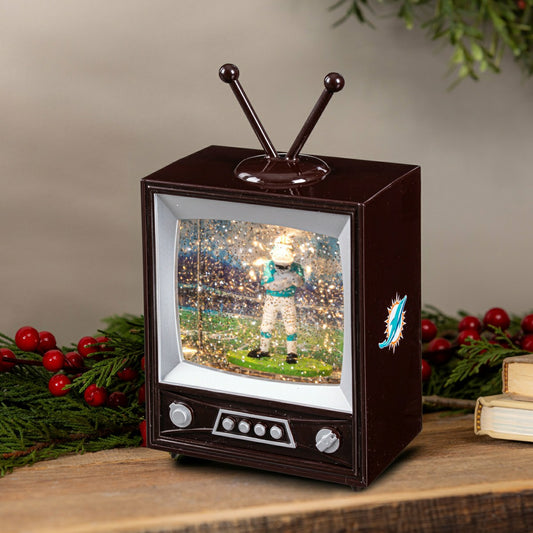 Team Sports America Value - Miami Dolphins Vintage TV Water Lantern
