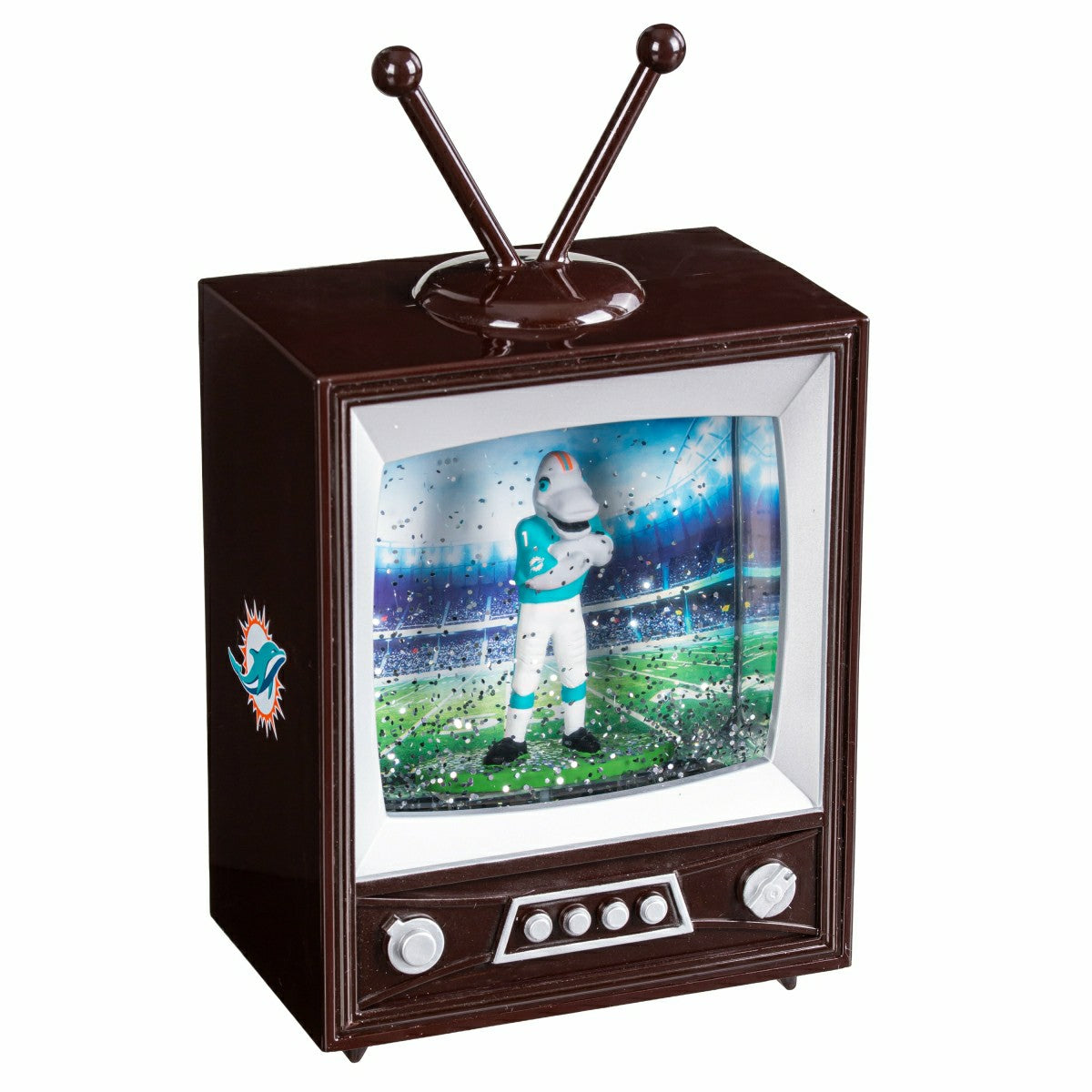 Team Sports America Value - Miami Dolphins Vintage TV Water Lantern