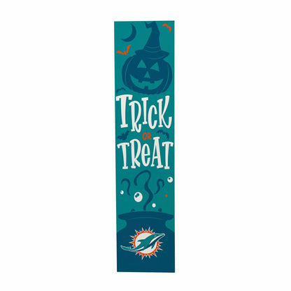Team Sports America Value - 47" Double Sided Leaner, Miami Dolphins, Halloween