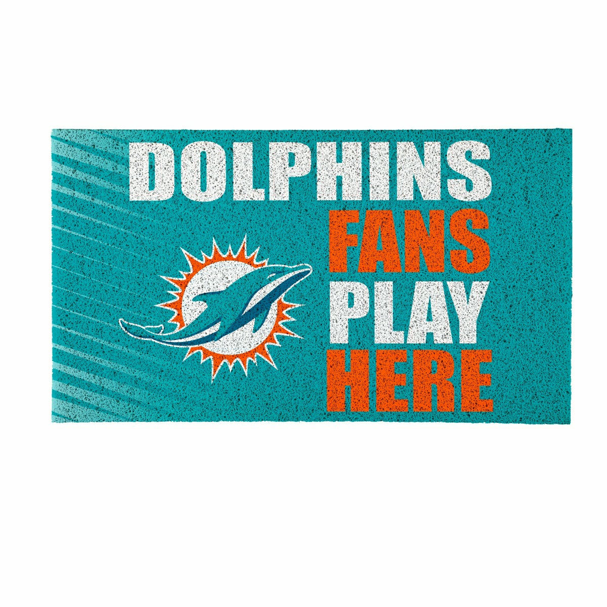 Team Sports America Exclusive - Miami Dolphins Fan Mat, 28"x16"