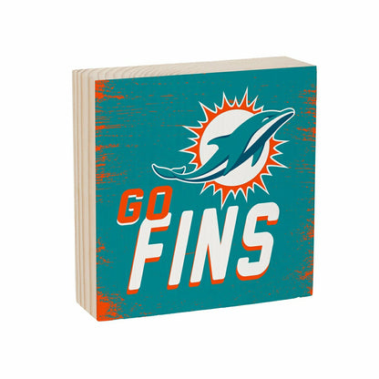 Team Sports America Value - Miami Dolphins Plock, Down Home Fans, 6x6