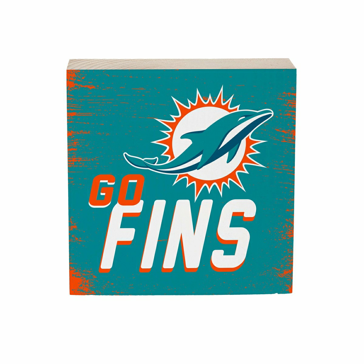 Team Sports America Value - Miami Dolphins Plock, Down Home Fans, 6x6