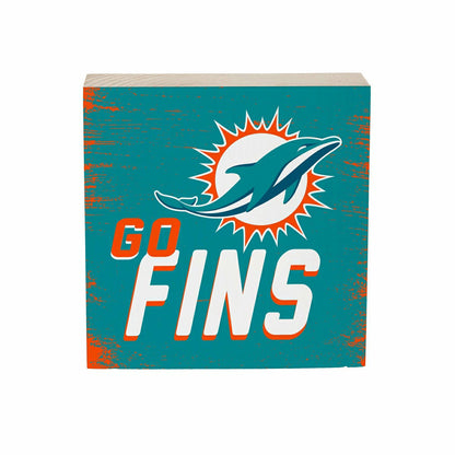 Team Sports America Value - Miami Dolphins Plock, Down Home Fans, 6x6