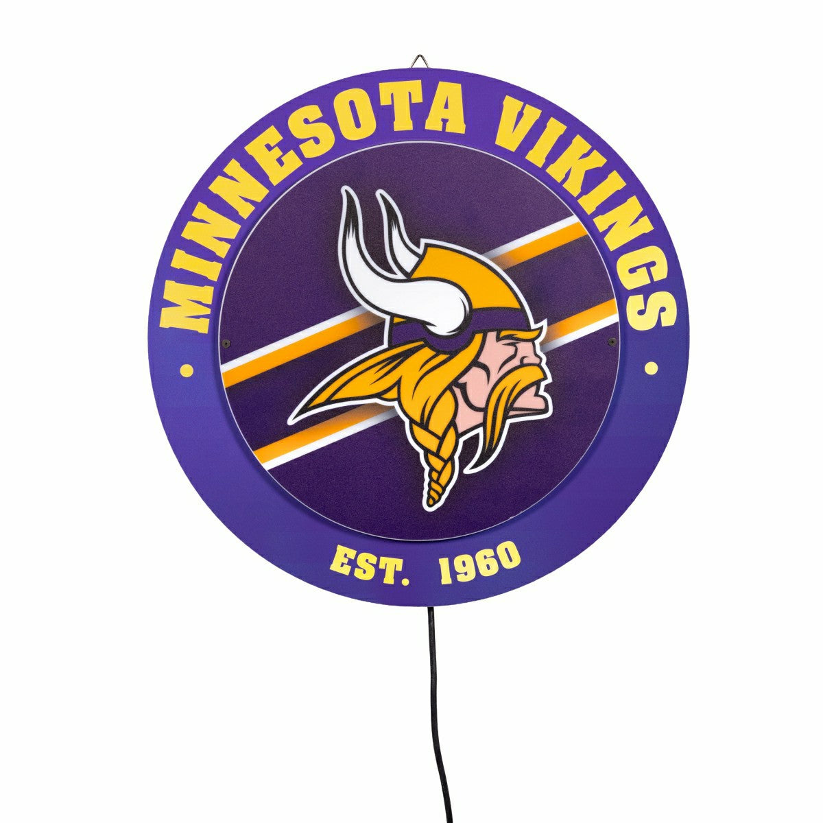Team Sports America Essential - Minnesota Vikings, Metal Lite, Round