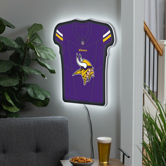 Team Sports America Recommended - Minnesota Vikings NFL Football Jersey Edgelite LED Decor